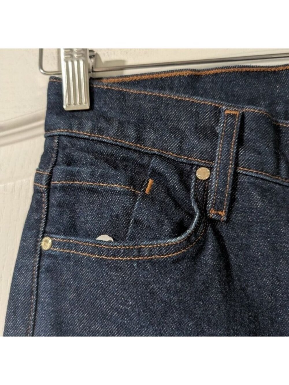 NWT Goldsign | The High Rise Slim In Rinse Dark Wash - Picture 11 of 15